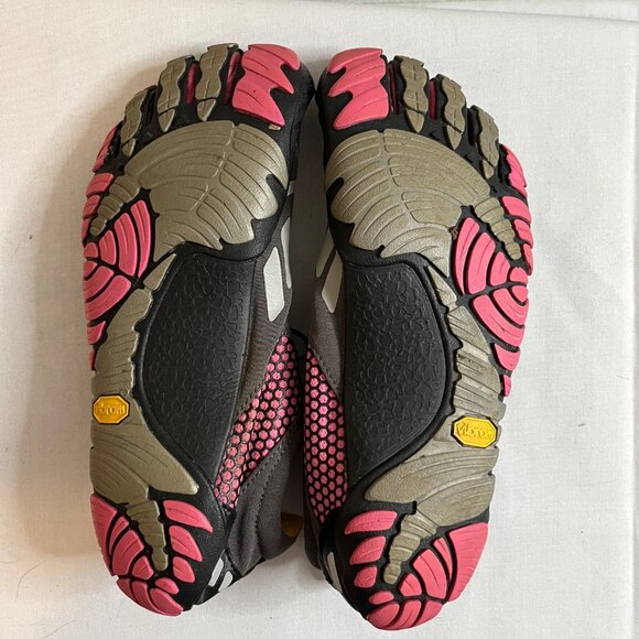Vibram 5 FiveFingers Training Hiking Wmn's size 40 US 8.5 /9 Grey pink W3753 - Picture 11 of 12